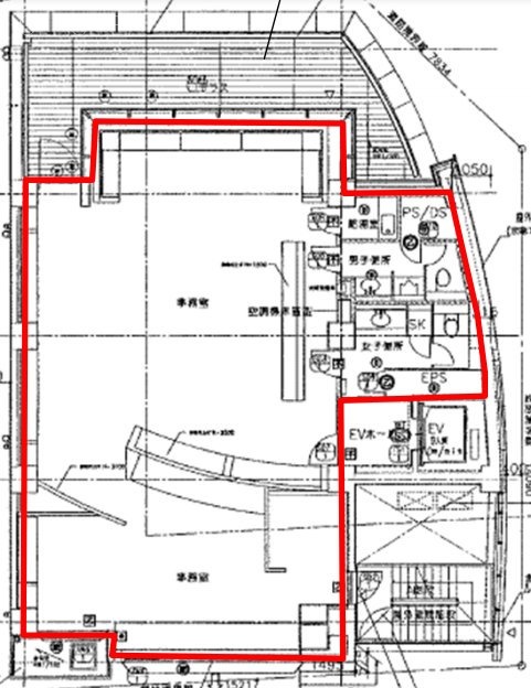 恵比寿プラックスビル6F 間取り図