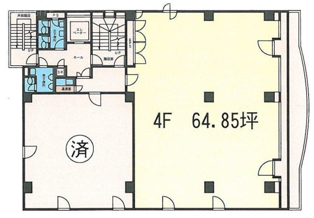 岩本町寿共同ビル4F 間取り図