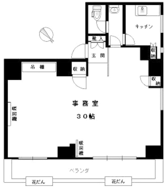 赤坂台マンション603 間取り図