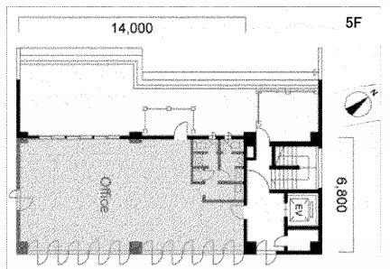 OAKビル5F 間取り図