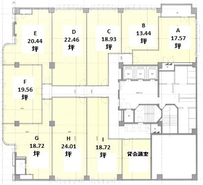 パレアナビル809 間取り図