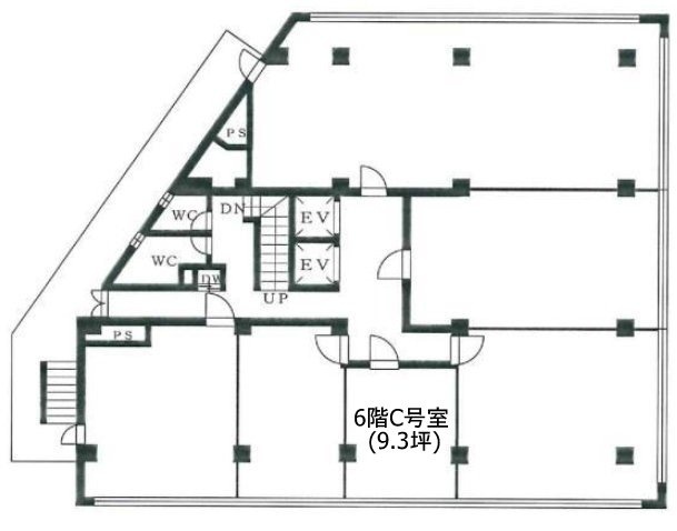 山の手ビルC 間取り図