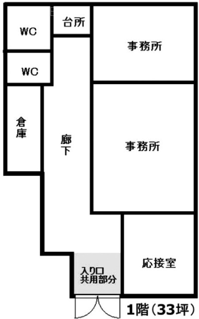 高円寺会館1F 間取り図