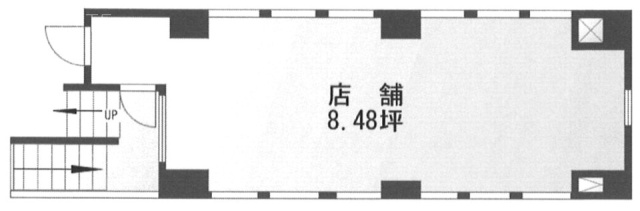 神楽坂田辺ビル2F 間取り図