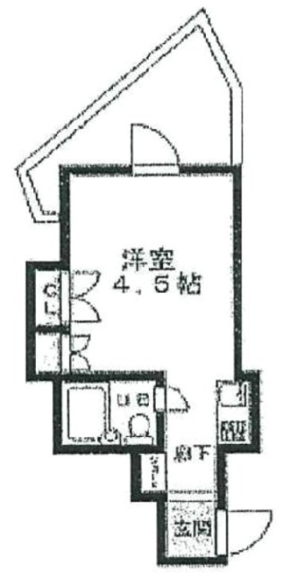 リレント日本橋902 間取り図