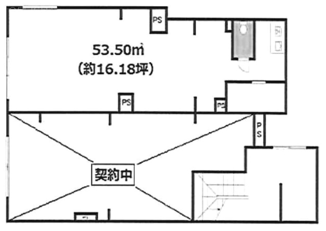 クリア笹塚ウエスト1F 間取り図