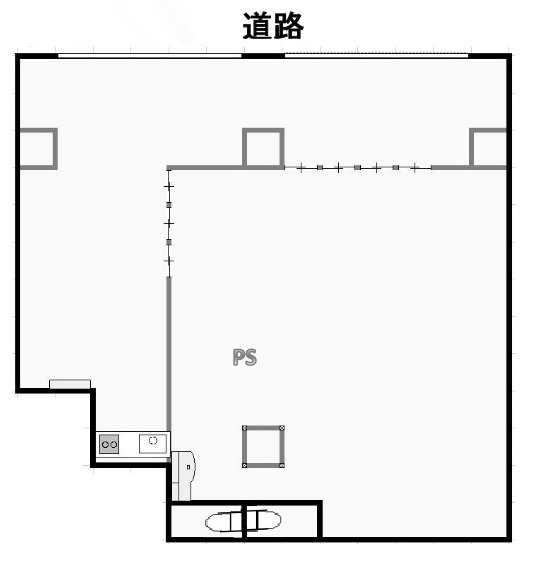 シャンボール第3大森102 間取り図