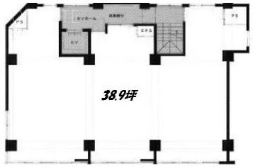 神田駅北口合同ビル4F 間取り図
