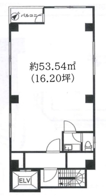 木島ビル3F 間取り図