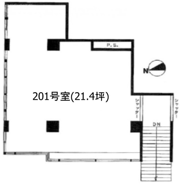 ジョイ尾山台ビル201 間取り図