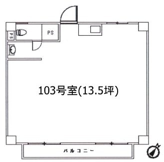 原宿木多マンション103 間取り図