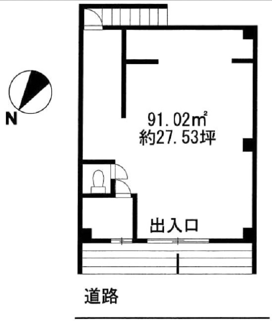 ヨウコースクエア上池袋ビルB1F 間取り図