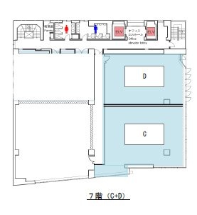 川浅ビルCD 間取り図