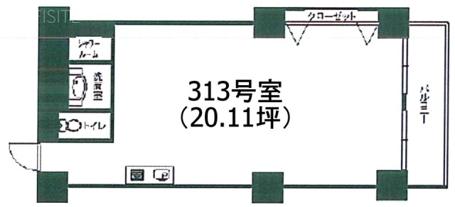 小豆沢ローズハイム313 間取り図