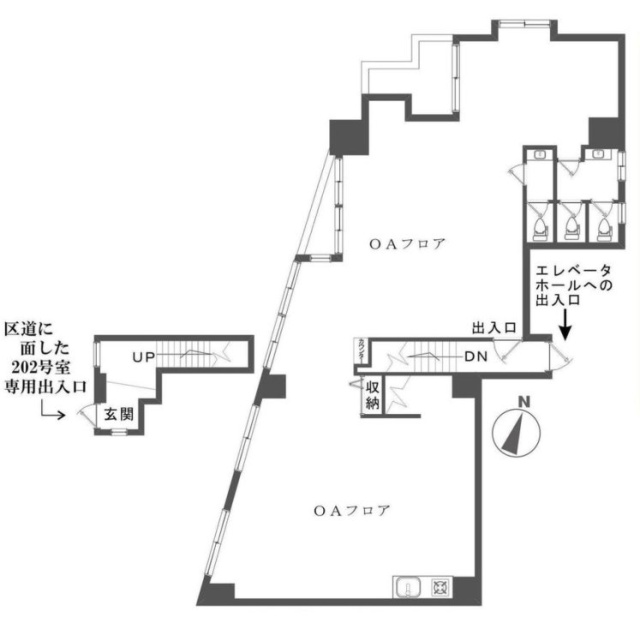ライオンズ三田202 間取り図