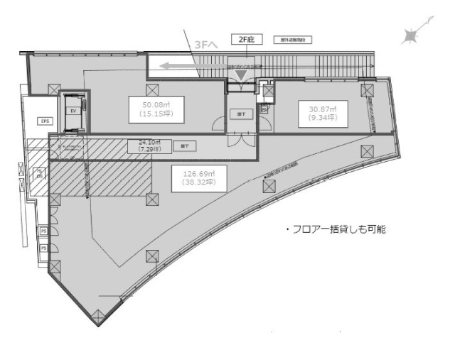 ワーフ原宿(WHARF HARAJUKU)ビル1 間取り図