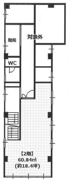 森本ビル2F 間取り図