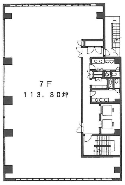 オザワビル7F 間取り図