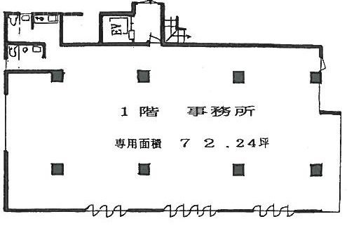 ピアザコンドービル1F 間取り図