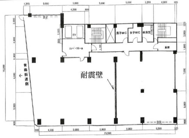 新宿ロイヤルビル7F 間取り図