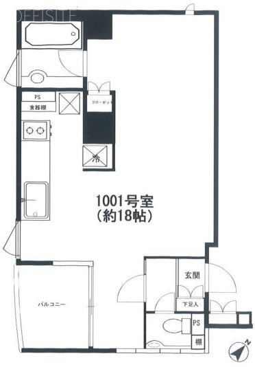 ファーロ南青山1001 間取り図