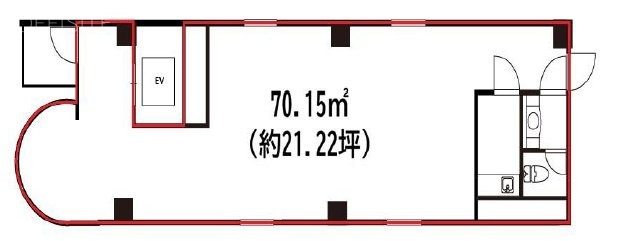 南青山2丁目ビル9F 間取り図