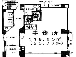 人形町大内ビル1F 間取り図