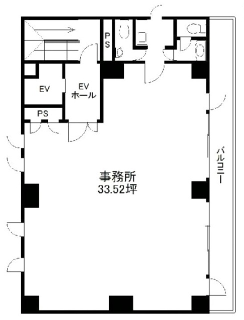 三番町関野ビル4F 間取り図