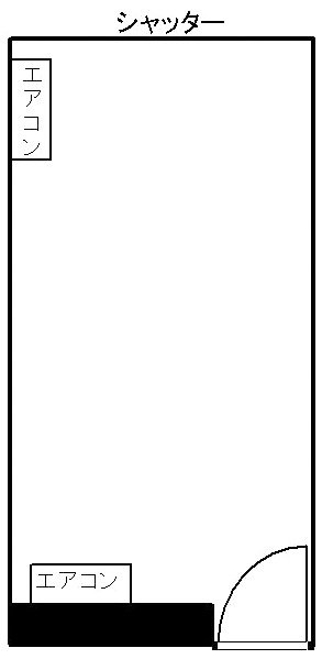 安藤ビル1F 間取り図