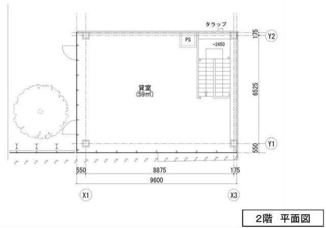 六本木DスクエアANEEXビル2F 間取り図