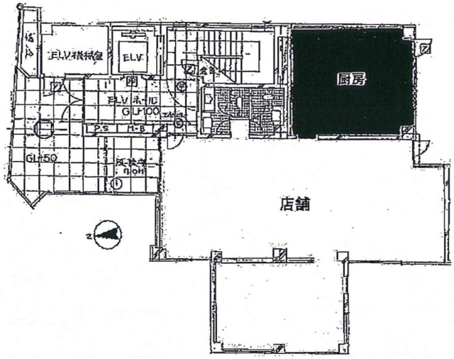 アレックス日乃本第二ビル1F 間取り図