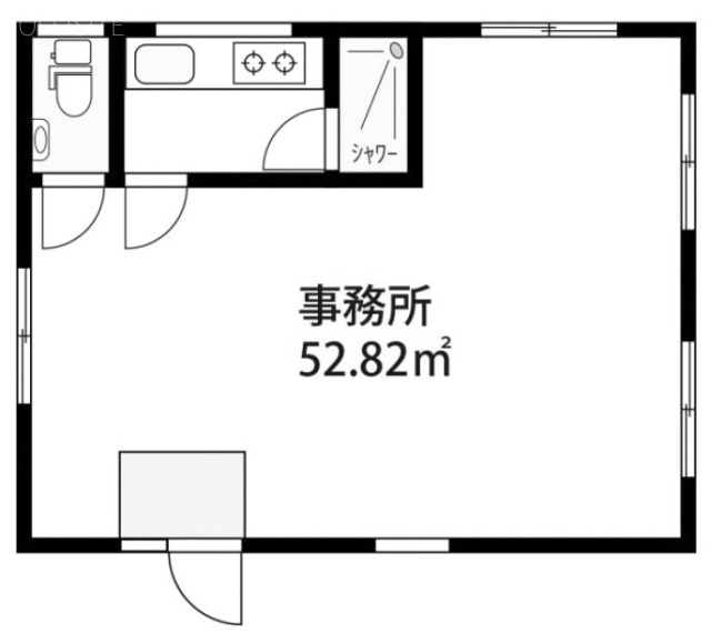 クレッセントハウス1F 間取り図