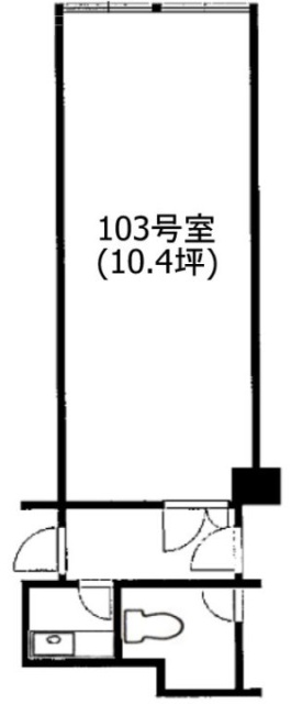 小野木ビル103 間取り図