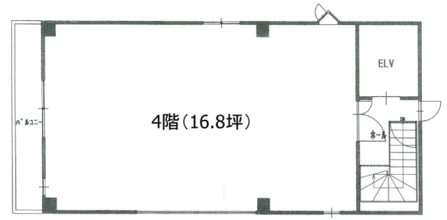 両国ガイビル参番館ビル4F 間取り図