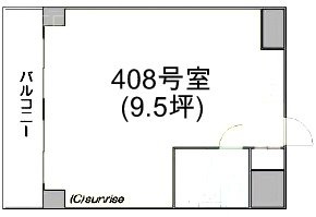 第22宮廷マンション408 間取り図