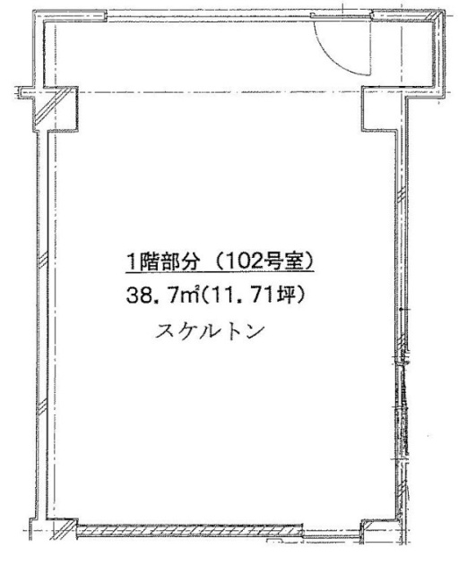 シオバラ外苑ビル02 間取り図