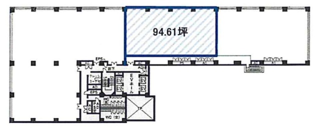 コスモパークビル3F 間取り図