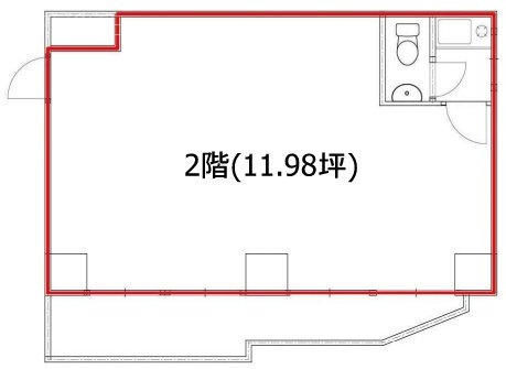 三田ヒルクレスト2F 間取り図