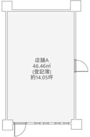 カーサ相生1F 間取り図