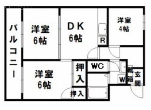 パレドール池袋1205 間取り図