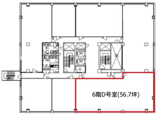 熊谷大栄ビルD 間取り図