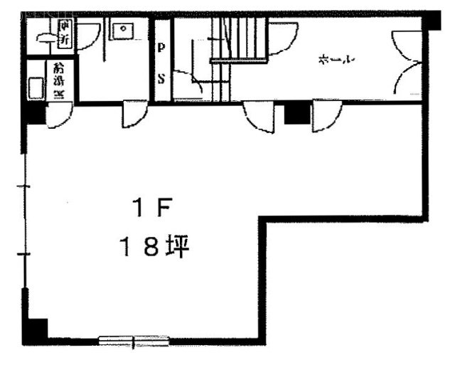 岡本第2ビル1F 間取り図