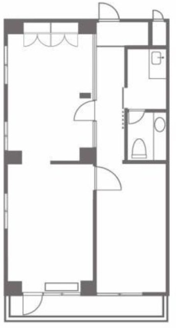 マノア六本木101 間取り図