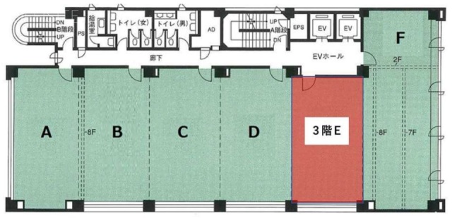 Fabulous MATSUDOビルE 間取り図