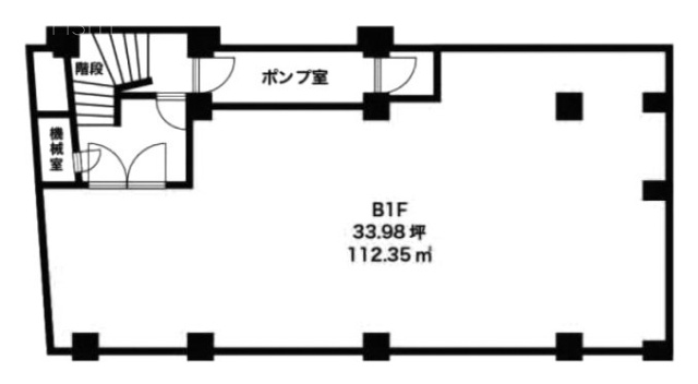 アンテナ21B1F 間取り図