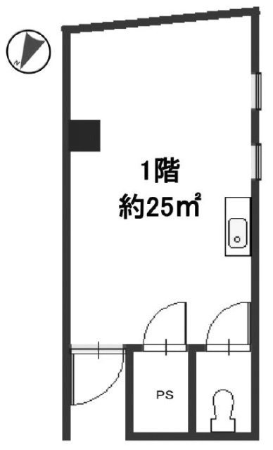 ニュー六本木ビル1F 間取り図