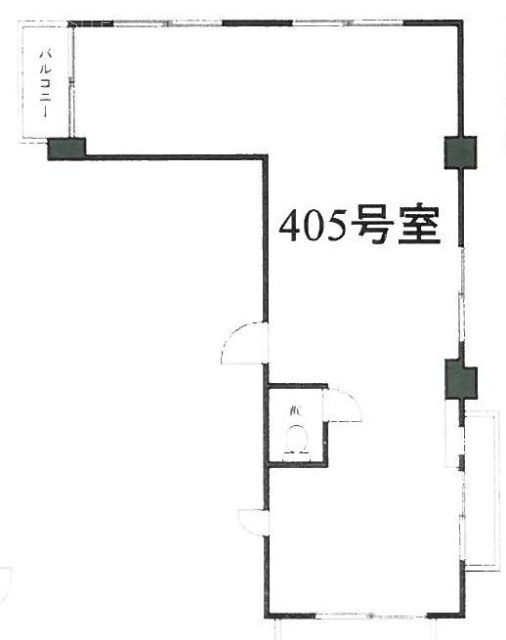神通ビル405 間取り図