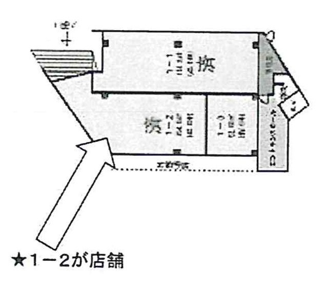 秋葉緑が丘ビル1F 間取り図