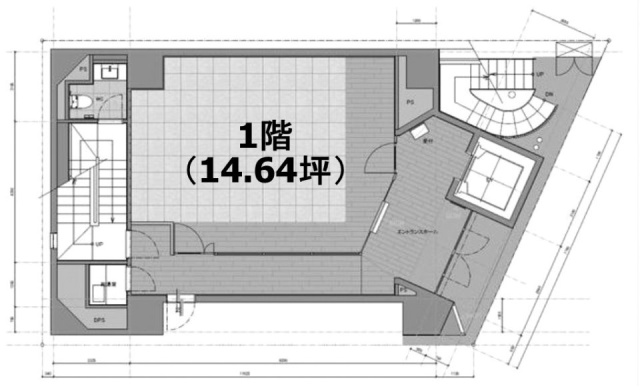 VORT神田Ⅱ1F 間取り図