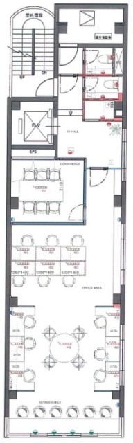 八丁堀スクエア5F 間取り図